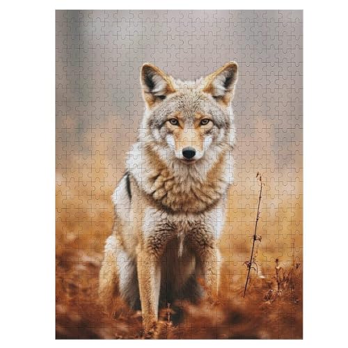 Puzzles Für Erwachsene, 500 Teile, Wolf, Kreative Holzpuzzles, Praktisches Spiel, Familiendekoration 55×41cm Puzzles Für Erwachsene, 500 Teile, Wolf, Kreative Holzpuzzles, Praktisches Spiel, Familiendekoration 55×41cm von DCCCY