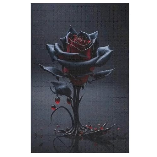 Puzzles Für Erwachsene, Rose Puzzle, 1000 Teile, Kreatives, Geistiges Spielzeug, Kinder, Montagespiele 78×53cm von DCCCY