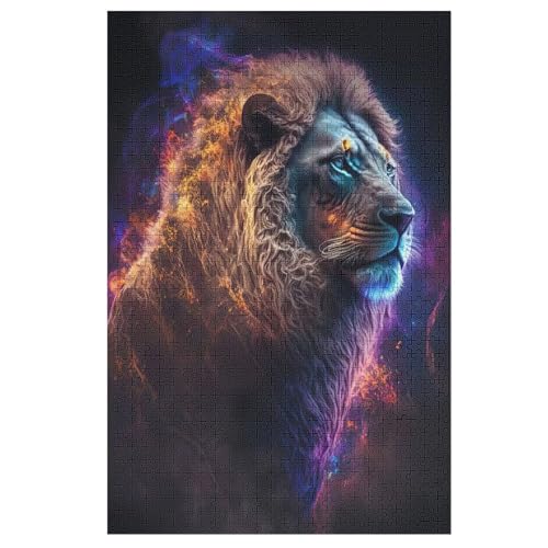 Puzzles Für Erwachsene Löwe,1000-teilige Puzzle Für Erwachsene Und Kinder Ab 12 Jahren, Holzpuzzles Für Die Heimdekoration, 78×53cm Puzzles Für Erwachsene Löwe,1000-teilige Puzzle Für Erwachsene Und Kinder Ab 12 Jahren, Holzpuzzles Für Die Heimdekoration, 78×53cm von DCCCY