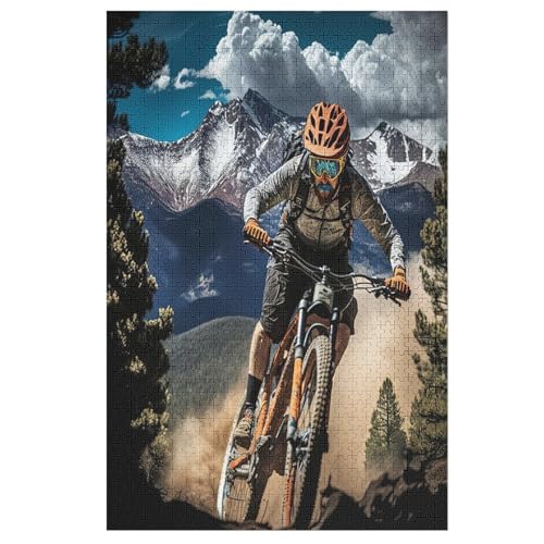 Puzzles Für Erwachsene MountainFahrrad,1000-teilige Puzzle Für Kinder Ab 12 Jahren, Holzpuzzles Für Die Heimdekoration, 78×53cm Puzzles Für Erwachsene MountainFahrrad,1000-teilige Puzzle Für Kinder Ab 12 Jahren, Holzpuzzles Für Die Heimdekoration, 78×53cm von DCCCY
