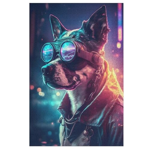 Puzzles Für Erwachsene Süßer Hund,1000-teilige Puzzle Für Erwachsene Und Kinder Ab 12 Jahren, Holzpuzzles Für Die Heimdekoration, 78×53cm Puzzles Für Erwachsene Süßer Hund,1000-teilige Puzzle Für Erwachsene Und Kinder Ab 12 Jahren, Holzpuzzles Für Die Heimdekoration, 78×53cm von DCCCY