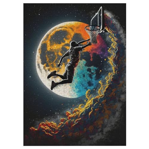 Puzzles Für Erwachsene Und Kinder, Basketball Sport Bunt -Puzzle, 300 Teile, Kreative Holzpuzzles,Für Erwaschsene, Geschenke 42×30cm Puzzles Für Erwachsene Und Kinder, Basketball Sport Bunt -Puzzle, 300 Teile, Kreative Holzpuzzles,Für Erwaschsene, Geschenke 42×30cm von DCCCY