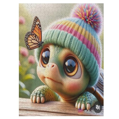 Puzzles Für Erwachsene Und Kinder, Cute Turtle -Puzzle, 500 Teile, Kreative Holzpuzzles, Geschenke 55×41cm Puzzles Für Erwachsene Und Kinder, Cute Turtle -Puzzle, 500 Teile, Kreative Holzpuzzles, Geschenke 55×41cm von DCCCY