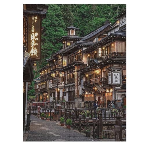 Puzzles Für Erwachsene Und Kinder, Japan Style -Puzzle, 500 Teile, Kreative Holzpuzzles,Für Erwaschsene, Geschenke 55×41cm Puzzles Für Erwachsene Und Kinder, Japan Style -Puzzle, 500 Teile, Kreative Holzpuzzles,Für Erwaschsene, Geschenke 55×41cm von DCCCY