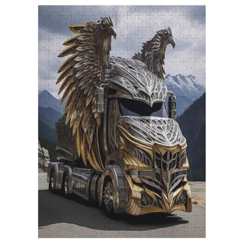 Puzzles Für Erwachsene Und Kinder, LKW -Puzzle, 300 Teile, Kreative Holzpuzzles,Für Erwaschsene, Geschenke 42×30cm Puzzles Für Erwachsene Und Kinder, LKW -Puzzle, 300 Teile, Kreative Holzpuzzles,Für Erwaschsene, Geschenke 42×30cm von DCCCY