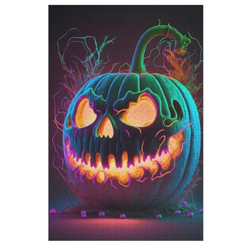 Puzzles Für Erwachsene: Halloween-Kürbis, 1000-teiliges Holzpuzzle Für Erwachsene Und Kinder Ab 12 Jahren. Tolles Geschenk Für Erwachsene 78×53cm Puzzles Für Erwachsene: Halloween-Kürbis, 1000-teiliges Holzpuzzle Für Erwachsene Und Kinder Ab 12 Jahren. Tolles Geschenk Für Erwachsene 78×53cm von DCCCY