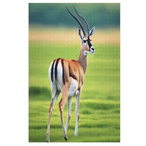Puzzles Hirsch, 1000 Teile, Puzzle Aus Holz Für Erwachsene Und Kinder Ab 12 Jahren, Lernspielzeug 78×53cm Puzzles Hirsch, 1000 Teile, Puzzle Aus Holz Für Erwachsene Und Kinder Ab 12 Jahren, Lernspielzeug 78×53cm von DCCCY