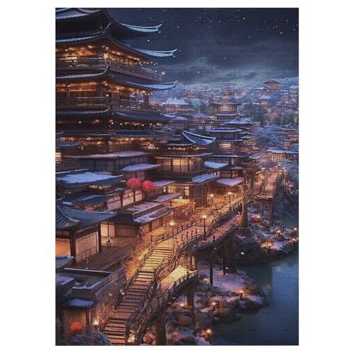 Puzzles Japan Style, 300-teiliges Holzpuzzle Für Erwachsene Und Kinder Ab 12 Jahren. Tolles Geschenk Für Erwachsene 42×30cm Puzzles Japan Style, 300-teiliges Holzpuzzle Für Erwachsene Und Kinder Ab 12 Jahren. Tolles Geschenk Für Erwachsene 42×30cm von DCCCY