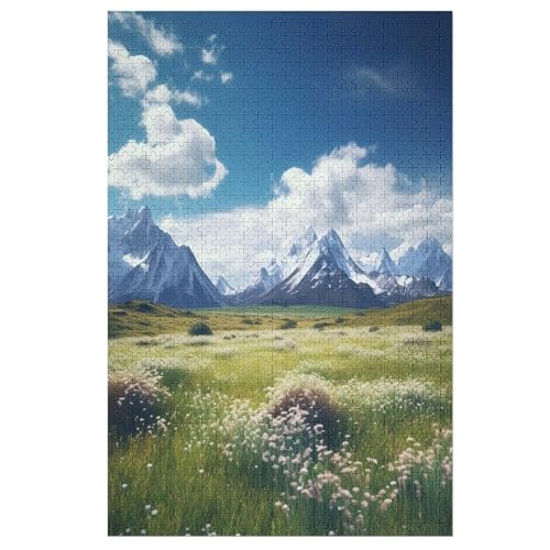 Puzzles Landschaft, 1000 Teile, Puzzle Aus Holz Für Erwachsene Und Kinder Ab 12 Jahren, Lernspielzeug 78×53cm von DCCCY