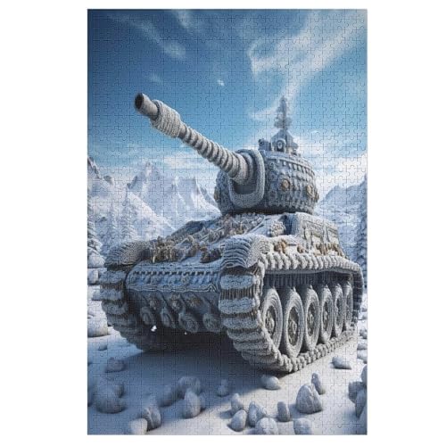 Puzzles Panzer, 1000 Teile, Puzzle Aus Holz Für Erwachsene Und Kinder Ab 12 Jahren, Lernspielzeug 78×53cm Puzzles Panzer, 1000 Teile, Puzzle Aus Holz Für Erwachsene Und Kinder Ab 12 Jahren, Lernspielzeug 78×53cm von DCCCY