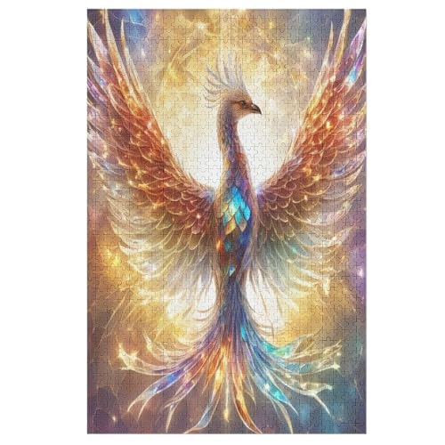 Puzzles Phönix, 1000 Teile, Puzzle Aus Holz Für Erwachsene Und Kinder Ab 12 Jahren, Lernspielzeug 78×53cm Puzzles Phönix, 1000 Teile, Puzzle Aus Holz Für Erwachsene Und Kinder Ab 12 Jahren, Lernspielzeug 78×53cm von DCCCY