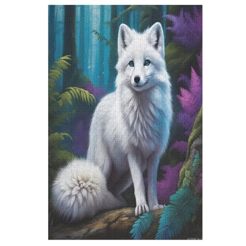 Puzzles Wolf, 1000 Teile, Puzzle Aus Holz Für Erwachsene Und Kinder Ab 12 Jahren, Lernspielzeug 78×53cm von DCCCY