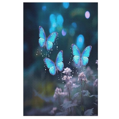 Schmetterling Holzpuzzle 1000 Teile Klassische Puzzles Erwachsene Kinder Puzzle DIY Kit Holzspielzeug Einzigartiges Geschenk 78×53cm Schmetterling Holzpuzzle 1000 Teile Klassische Puzzles Erwachsene Kinder Puzzle DIY Kit Holzspielzeug Einzigartiges Geschenk 78×53cm von DCCCY