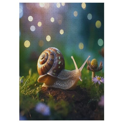 Schnecken-Puzzle Für Erwachsene, 300 Teile, Holzpuzzle, Kinderpuzzle, Dekompressionsspiel, Spielzeugpuzzle 42×30cm Schnecken-Puzzle Für Erwachsene, 300 Teile, Holzpuzzle, Kinderpuzzle, Dekompressionsspiel, Spielzeugpuzzle 42×30cm von DCCCY