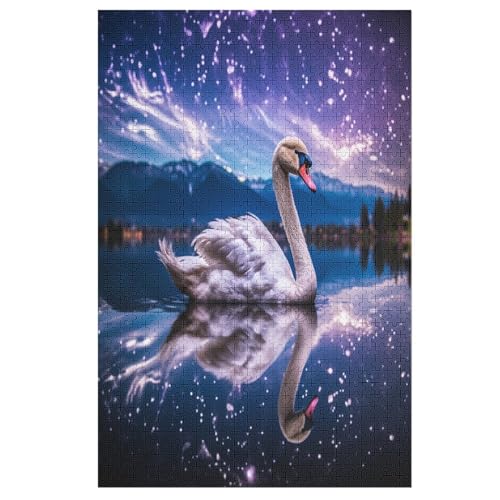 Schwan Puzzles 1000 Teile Für Jugendliche Kreatives Holzpuzzlespielzeug Familienspiel Schwierigkeitsgrad Herausforderungspuzzles 78×53cm Schwan Puzzles 1000 Teile Für Jugendliche Kreatives Holzpuzzlespielzeug Familienspiel Schwierigkeitsgrad Herausforderungspuzzles 78×53cm von DCCCY