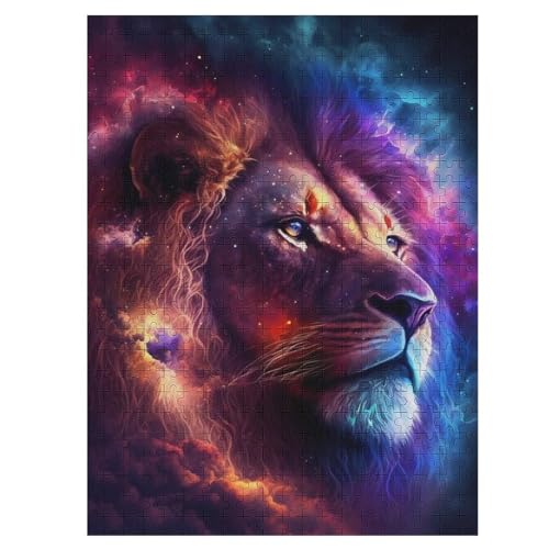 Star Löwe-Puzzlespiel Aus Holz, 500 Puzzleteile, Kreatives Puzzle Für Teenager Und Erwachsene, Kreatives Spielzeug, Puzzles, 55×41cm Star Löwe-Puzzlespiel Aus Holz, 500 Puzzleteile, Kreatives Puzzle Für Teenager Und Erwachsene, Kreatives Spielzeug, Puzzles, 55×41cm von DCCCY