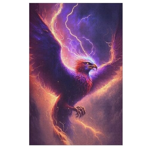 Stern Phönix Holzpuzzle 1000 Teile Klassische Puzzles Erwachsene Kinder Puzzle DIY Kit Holzspielzeug Einzigartiges Geschenk 78×53cm Stern Phönix Holzpuzzle 1000 Teile Klassische Puzzles Erwachsene Kinder Puzzle DIY Kit Holzspielzeug Einzigartiges Geschenk 78×53cm von DCCCY