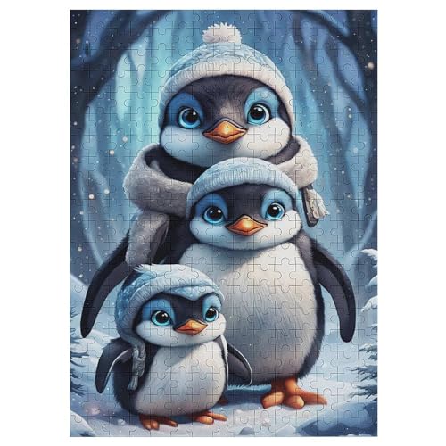Süßer Pinguin 300 Teile Holzpuzzle,einzigartiges Puzzle, Geschenk Für Erwachsene,Familienspiel,Herausforderungsaktivität,42×30cm Süßer Pinguin 300 Teile Holzpuzzle,einzigartiges Puzzle, Geschenk Für Erwachsene,Familienspiel,Herausforderungsaktivität,42×30cm von DCCCY