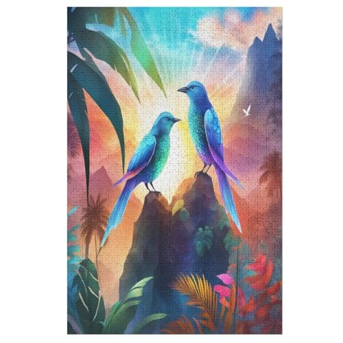 Süßer Vogel 1000 Teile Puzzles Für Erwachsene, Impossible Puzzle, Geschicklichkeitsspiel Für Die Ganze Familie, Kinder Holzpuzzle 78×53cm Süßer Vogel 1000 Teile Puzzles Für Erwachsene, Impossible Puzzle, Geschicklichkeitsspiel Für Die Ganze Familie, Kinder Holzpuzzle 78×53cm von DCCCY