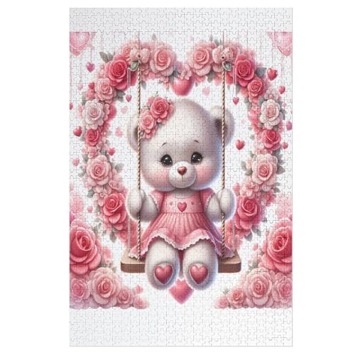 Tierbär Holzpuzzle Erwachsene - 1000 Teiliges Jigsaw Knobelspiel - Puzzle Für Erwachsene & Kinder - Outdoor & Reisespielzeug 78×53cm Tierbär Holzpuzzle Erwachsene - 1000 Teiliges Jigsaw Knobelspiel - Puzzle Für Erwachsene & Kinder - Outdoor & Reisespielzeug 78×53cm von DCCCY