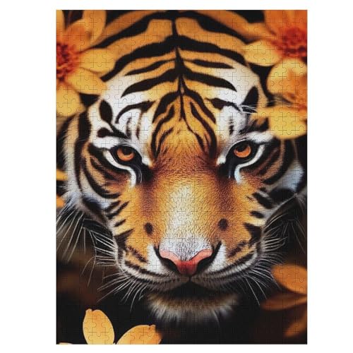 Tiger Holzpuzzle 500 Teile Klassische Puzzles Erwachsene Kinder Puzzle DIY Kit Holzspielzeug Einzigartiges Geschenk 55×41cm Tiger Holzpuzzle 500 Teile Klassische Puzzles Erwachsene Kinder Puzzle DIY Kit Holzspielzeug Einzigartiges Geschenk 55×41cm von DCCCY