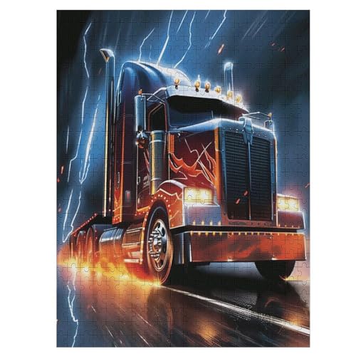 Truck Holzpuzzle - Puzzle Für Erwachsene, 500-teilige Puzzles Für Teenager Und Kinder, Herausfordernde Spiele 55×41cm Truck Holzpuzzle - Puzzle Für Erwachsene, 500-teilige Puzzles Für Teenager Und Kinder, Herausfordernde Spiele 55×41cm von DCCCY