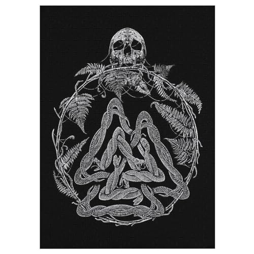 Viking Myth 300 Teile Puzzles Für Erwachsene, Impossible Puzzle, Geschicklichkeitsspiel Für Die Ganze Familie, Kinder Holzpuzzle 42×30cm von DCCCY