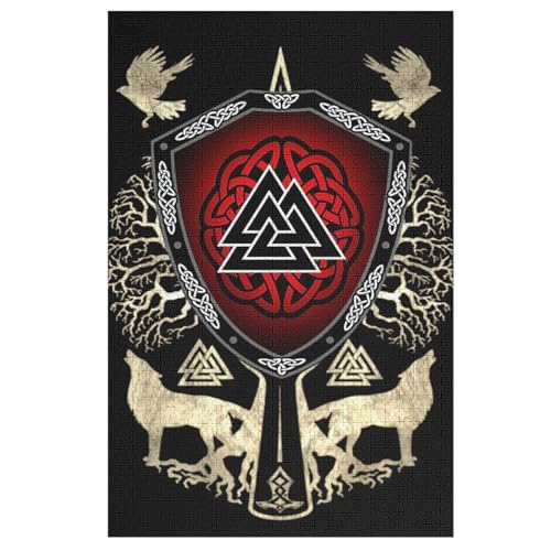Viking Myth Puzzles 1000 Teile Erwachsener Kniffel Spaß Für Die Ganze Familie, Holzpuzzle Kinder Erwachsene, Impossible Puzzle Schwer 78×53cm Viking Myth Puzzles 1000 Teile Erwachsener Kniffel Spaß Für Die Ganze Familie, Holzpuzzle Kinder Erwachsene, Impossible Puzzle Schwer 78×53cm von DCCCY