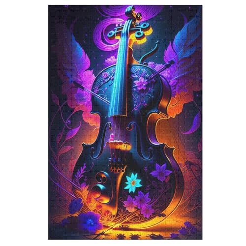Violine Puzzle 1000 Teile, Holzpuzzle Für Erwachsene Kinder, Impossible Puzzles, Geschicklichkeitsspiel Für Die Ganze Familie 78×53cm Violine Puzzle 1000 Teile, Holzpuzzle Für Erwachsene Kinder, Impossible Puzzles, Geschicklichkeitsspiel Für Die Ganze Familie 78×53cm von DCCCY
