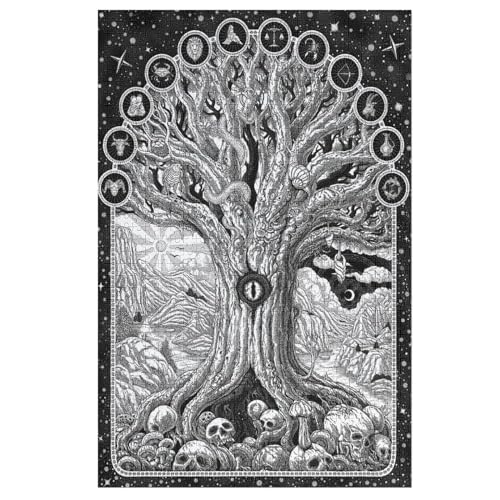 Welt, Lebensbaum 1000 Teile Puzzles Für Erwachsene, Impossible Puzzle, Geschicklichkeitsspiel Für Die Ganze Familie, Kinder Holzpuzzle 78×53cm Welt, Lebensbaum 1000 Teile Puzzles Für Erwachsene, Impossible Puzzle, Geschicklichkeitsspiel Für Die Ganze Familie, Kinder Holzpuzzle 78×53cm von DCCCY