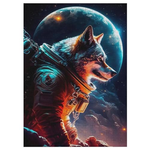 Wolf Holzpuzzle - 300 Teiliges Jigsaw Knobelspiel - Puzzle Für Erwachsene & Kinder - Outdoor & Reisespielzeug 42×30cm Wolf Holzpuzzle - 300 Teiliges Jigsaw Knobelspiel - Puzzle Für Erwachsene & Kinder - Outdoor & Reisespielzeug 42×30cm von DCCCY