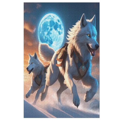 Wolf Puzzle 1000 Teile, Holzpuzzle Herausforderndes Geschicklichkeitsspiel Für Die Ganze Familie, Kinder Erwachsenenpuzzle Ab 12 Jahren 78×53cm Wolf Puzzle 1000 Teile, Holzpuzzle Herausforderndes Geschicklichkeitsspiel Für Die Ganze Familie, Kinder Erwachsenenpuzzle Ab 12 Jahren 78×53cm von DCCCY