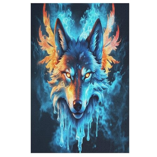 Wolf-Puzzlespiel Aus Holz, 1000 Puzzleteile, Puzzle Für Teenager Und Erwachsene, Kreatives Spielzeug, Puzzles, 78×53cm Wolf-Puzzlespiel Aus Holz, 1000 Puzzleteile, Puzzle Für Teenager Und Erwachsene, Kreatives Spielzeug, Puzzles, 78×53cm von DCCCY