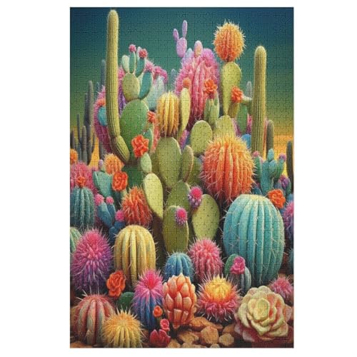 Cactus Puzzle 1000 Teile, Holzpuzzle Herausforderndes Geschicklichkeitsspiel Für Die Ganze Familie, Kinder Erwachsenenpuzzle Ab 12 Jahren 1000 PCS Cactus Puzzle 1000 Teile, Holzpuzzle Herausforderndes Geschicklichkeitsspiel Für Die Ganze Familie, Kinder Erwachsenenpuzzle Ab 12 Jahren 1000 PCS von DCHHHSC