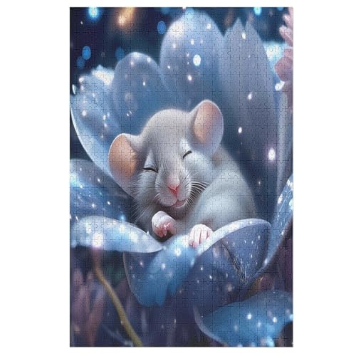 Cute Maus Puzzle 1000 Teile, Holzpuzzle Herausforderndes Geschicklichkeitsspiel Für Die Ganze Familie, Kinder Erwachsenenpuzzle Ab 12 Jahren 1000 PCS Cute Maus Puzzle 1000 Teile, Holzpuzzle Herausforderndes Geschicklichkeitsspiel Für Die Ganze Familie, Kinder Erwachsenenpuzzle Ab 12 Jahren 1000 PCS von DCHHHSC