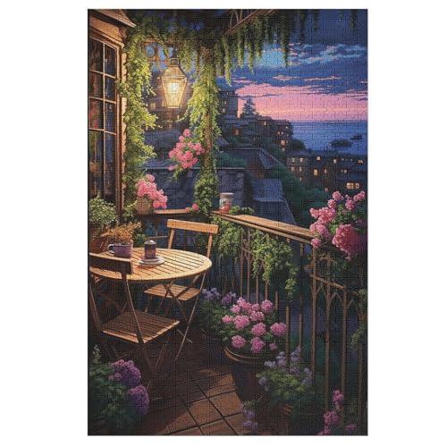 Japan Style Holzpuzzle 1000 Teile Klassische Puzzles Erwachsene Kinder Puzzle DIY Kit Holzspielzeug Einzigartiges Geschenk （78×53cm） von DCHHHSC