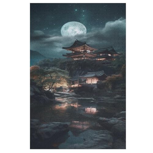 Japan Style Holzpuzzle 1000 Teile Klassische Puzzles Erwachsene Kinder Puzzle DIY Kit Holzspielzeug Einzigartiges Geschenk （78×53cm） von DCHHHSC