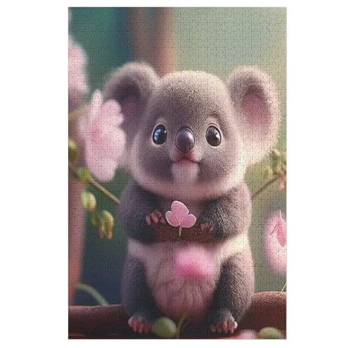 Koala Holzpuzzle 1000 Teile Klassische Puzzles Erwachsene Kinder Puzzle DIY Kit Holzspielzeug Einzigartiges Geschenk 1000 PCS von DCHHHSC