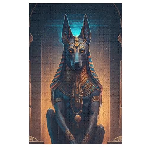 Puzzles Anubis-Kunstwerk, 1000 Teile, Puzzle Aus Holz Für Erwachsene Und Kinder Ab 12 Jahren, Lernspielzeug 1000 PCS Puzzles Anubis-Kunstwerk, 1000 Teile, Puzzle Aus Holz Für Erwachsene Und Kinder Ab 12 Jahren, Lernspielzeug 1000 PCS von DCHHHSC