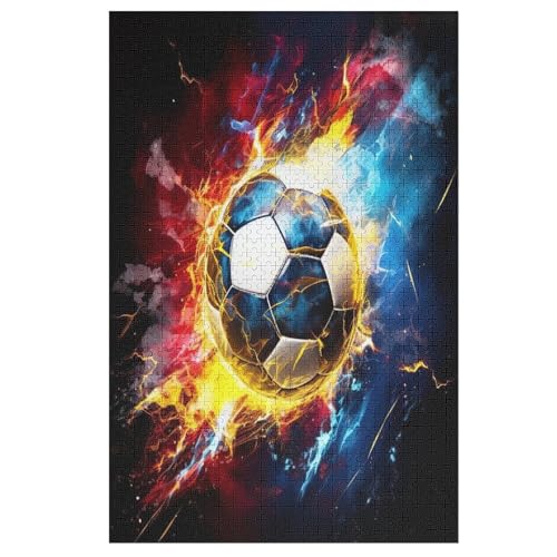 Puzzles Fußball, 1000 Teile, Puzzle Aus Holz Für Erwachsene Und Kinder Ab 12 Jahren, Lernspielzeug 1000 PCS Puzzles Fußball, 1000 Teile, Puzzle Aus Holz Für Erwachsene Und Kinder Ab 12 Jahren, Lernspielzeug 1000 PCS von DCHHHSC