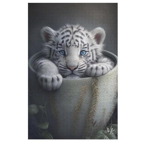 Tiger Holzpuzzle 1000 Teile Klassische Puzzles Erwachsene Kinder Puzzle DIY Kit Holzspielzeug Einzigartiges Geschenk 1000 PCS Tiger Holzpuzzle 1000 Teile Klassische Puzzles Erwachsene Kinder Puzzle DIY Kit Holzspielzeug Einzigartiges Geschenk 1000 PCS von DCHHHSC