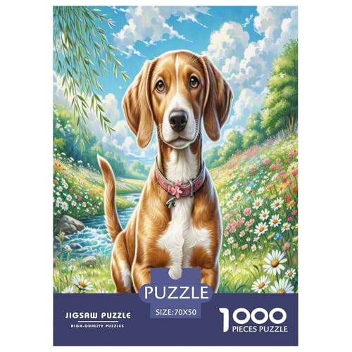 Deutscher kurzhaariger Zeiger Puzzles 1000 Teile Schwer Puzzle Spielzeug Pädagogisches Spiel Impossible Herausforderungsspielzeug Für Erwachsene Und Kinder Ab 12 Jahren 70x50cm/1000pcs von DCQWWGCLL