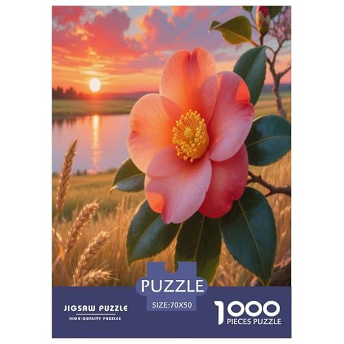 Die Kamellien Japonica Puzzle 1000-teilige Schwer Puzzle Spielzeug Lernspiel Impossible Herausforderungsspielzeug Für Erwachsene Und Kinder in Bewährter 70x50cm/1000pcs Die Kamellien Japonica Puzzle 1000-teilige Schwer Puzzle Spielzeug Lernspiel Impossible Herausforderungsspielzeug Für Erwachsene Und Kinder in Bewährter 70x50cm/1000pcs von DCQWWGCLL
