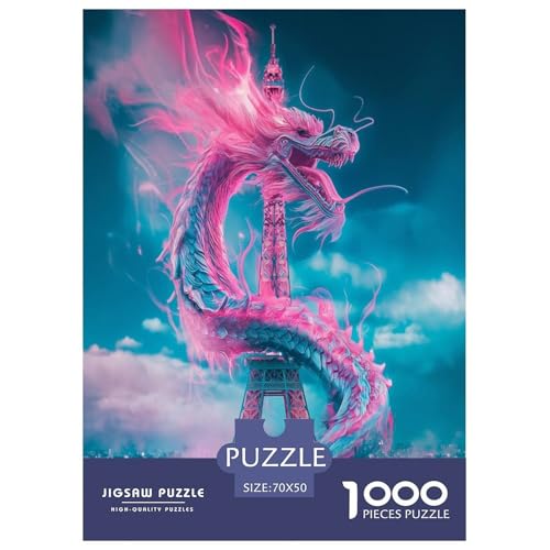 Drachen Puzzle 1000-teilige Schwer Puzzle Spielzeug Pädagogisches Spiel Impossible Herausforderung Spielzeug Für Erwachsene Und Kinder in Bewährter 70x50cm/1000pcs Drachen Puzzle 1000-teilige Schwer Puzzle Spielzeug Pädagogisches Spiel Impossible Herausforderung Spielzeug Für Erwachsene Und Kinder in Bewährter 70x50cm/1000pcs von DCQWWGCLL