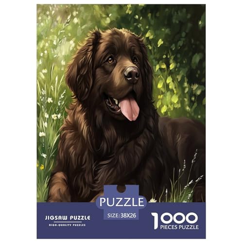 Tibetischer Mastiff Puzzle 1000-teilige Schwer Puzzle Spielzeug Pädagogisches Spiel Impossible Herausforderungsspielzeug Für Erwachsene Und Kinder in Bewährter 38x26cm/1000pcs von DCQWWGCLL