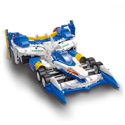DCjmnn Technik Auto MOC Rennwagen Bausatz,Technik Sportwagen Bausteine, 707 Klemmbausteine Supersportwagen Modellbausatz Konstruktionsspielzeug Kompatibel mit Großen Marken von DCjmnn