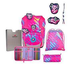 DerDieDas ErgoFlex Tiny NEON Punkie Schulranzenset von DDD