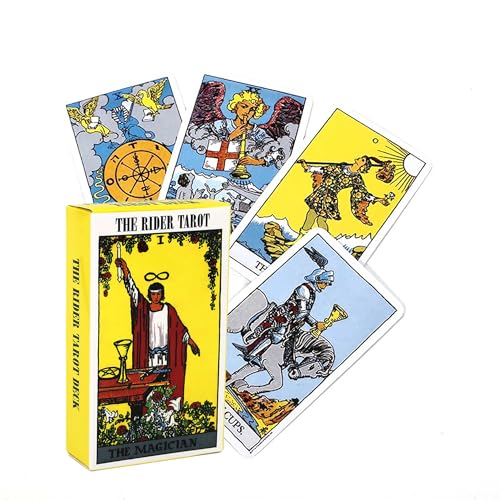 DDFF Tarotkarten Set für Anfänger & Fortgeschrittene – 78 Rider-Waite Karten inkl, Für Weissagung, Meditation, Selbsterkenntnis, Esoterik & als Geschenkidee DDFF Tarotkarten Set für Anfänger & Fortgeschrittene – 78 Rider-Waite Karten inkl, Für Weissagung, Meditation, Selbsterkenntnis, Esoterik & als Geschenkidee von DDFF