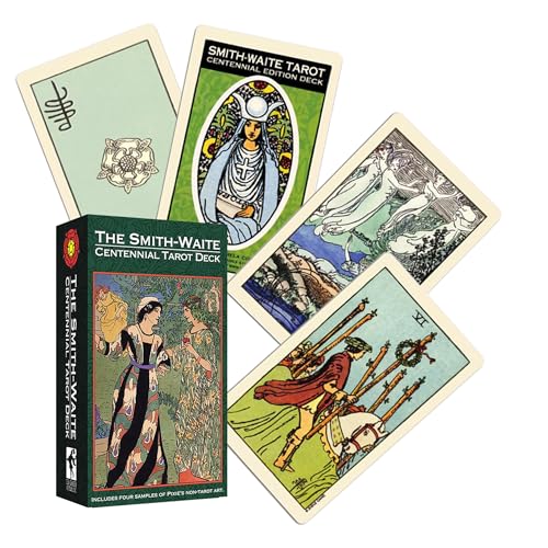 DDFF Tarotkarten für Anfänger, 78 Rider Tarot Cards, Wahrsagewerkzeuge Kartenspielen, Tarot für Anfänger Wahrsagerei Spielzeug Holographisch Tarotkarten Schicksals-Weissagungskarte (A) von DDFF