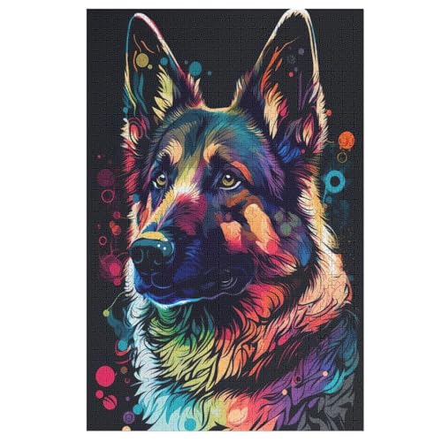 Berger allemand 1000 Teile Puzzle Für Erwachsene, Herausforderung Puzzles - Verringerter Druck Schwieriges Holzpuzzle Für Kinder 12+ 1000 PCS Berger allemand 1000 Teile Puzzle Für Erwachsene, Herausforderung Puzzles - Verringerter Druck Schwieriges Holzpuzzle Für Kinder 12+ 1000 PCS von DDFRTYY